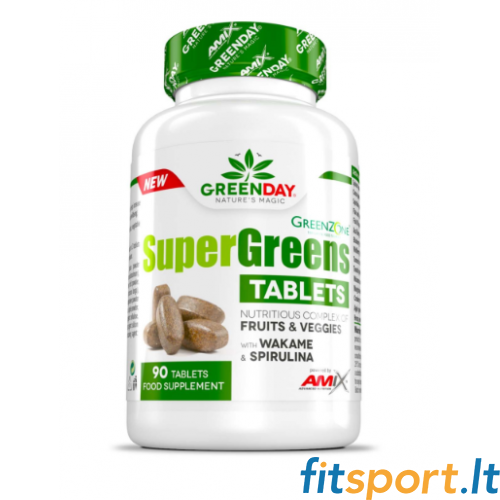 Amix GreenDay Super Greens 90 tabletes. 